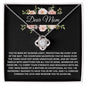 Dear Mom | You're My Guiding Light | Love Knot Necklace