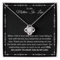 To My Mother In Law | I Feel so Lucky | Love Knot Necklace