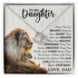 To My Daughter | This Old Lion | Love Knot Necklace