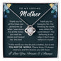 To My Loving Mother|You Are The World| Love Knot Necklace