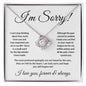 I'm Sorry | Love Knot Necklace
