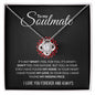 To My Soulmate | My Missing Piece | Love Knot Necklace