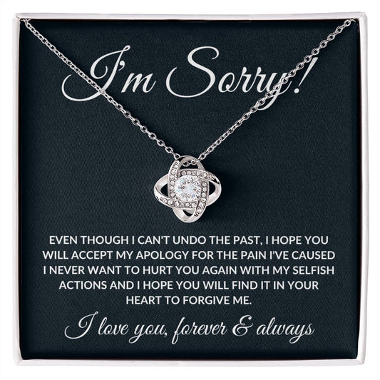 I'm Sorry | Love Knot Necklace