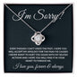 I'm Sorry | Love Knot Necklace