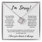 I'm Sorry | Love Knot Necklace