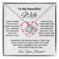 To My Beautiful Wife | The Love Knot Necklace
