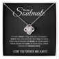 To My Soulmate | My Missing Piece | Love Knot Necklace