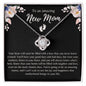 To an amazing New Mom| Love Knot Necklace