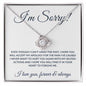 I'm Sorry | Love Knot Necklace
