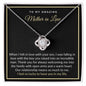 To My Amazing Mother in Law| I Feel So Lucky | Love Knot Necklace