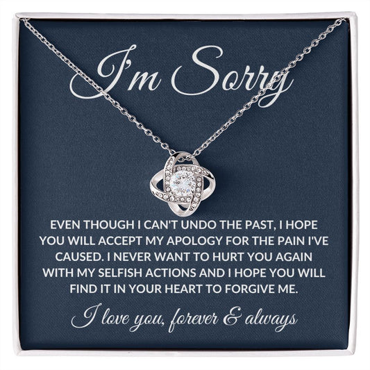I'm Sorry| Love Knot Necklace