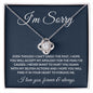 I'm Sorry| Love Knot Necklace