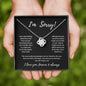 I'm Sorry | Love Knot Necklace