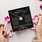 To My Wonderful Boyfriend's Mom | Love Knot Necklace