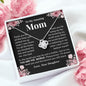 To My Amazing Mom | You Are The World | Love Knot Necklace
