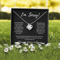 I'm Sorry | Love Knot Necklace