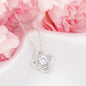 To My Amazing Mom|You are the World| Love Knot Necklace