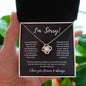 I'm Sorry | Love Knot Necklace