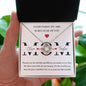 Personalized Mom Necklace | Everything We Are | Love Knot Necklace
