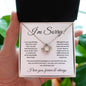 I'm Sorry | Love Knot Necklace