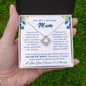 To My Loving Mum | You are My World | Love Knot Necklace