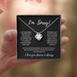 I'm Sorry | Love Knot Necklace