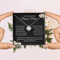 To My Wonderful Bonus Mom| Love Knot Necklace