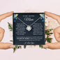 To My Loving Mom | You are My World | Love Knot Necklace
