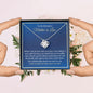 To My Wonderful Mother In Law | Lucky to Have You In My Life | Love Knot Necklace