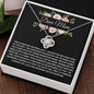 Dear Mom | You're My Guiding Light | Love Knot Necklace