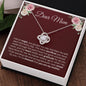 Dear Mom | You're My Angel | Love Knot Necklace