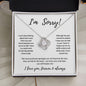 I'm Sorry | Love Knot Necklace
