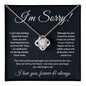I'm Sorry | Love Knot Necklace