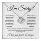 I'm Sorry | Love Knot Necklace
