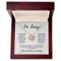 I'm Sorry | Love Knot Necklace