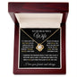 To My Beautiful Wife| Love Knot Necklace