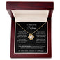 To My Loving Mum | You are My World | Love Knot Necklace