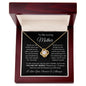 To My Loving Mother| You Are My World - Love Knot Necklace