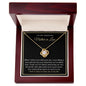 To My Amazing Mother in Law| I Feel So Lucky | Love Knot Necklace
