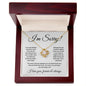 I'm Sorry | Love Knot Necklace