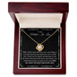 To My Mother In Law | I Feel so Lucky | Love Knot Necklace