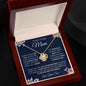To My Loving Mom | You Are The World | Love knot Necklace