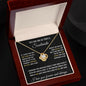 To My Beautiful Soulmate | You're Special To Me | Love Knot Necklace