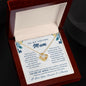 To My Loving Mum | You are My World | Love Knot Necklace