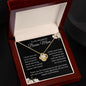 To My Wonderful Bonus Mom| Love Knot Necklace