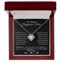 To My Wonderful Boyfriend's Mom | Love Knot Necklace