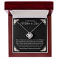To My Amazing Mother in Law | I Feel So Lucky | Love Knot Necklace