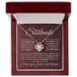 To My Soulmate| You're My Queen| Love Knot Necklace