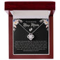 To an amazing New Mom| Love Knot Necklace