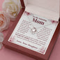 To My Amazing Mom|You are the World| Love Knot Necklace